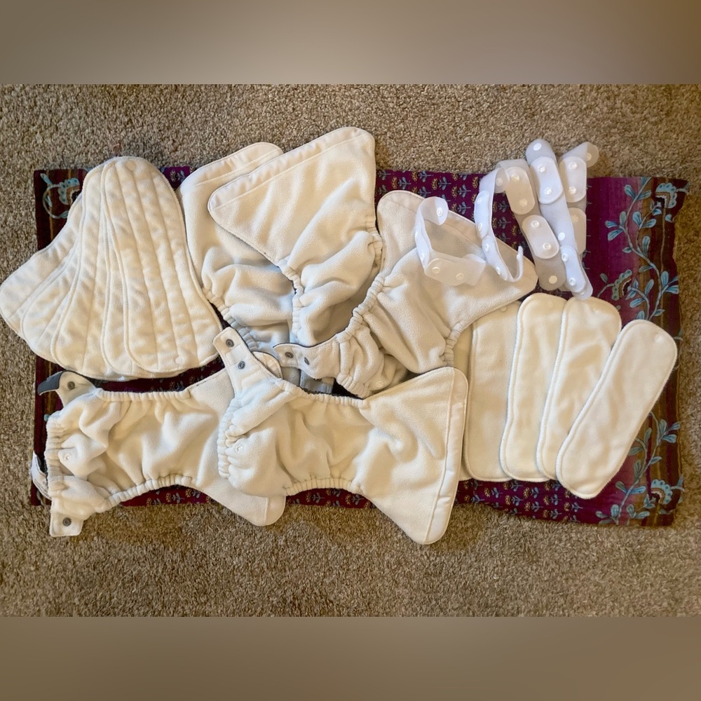 Cloth Diapers - ONE by GroVia - Set of 5, plus extras